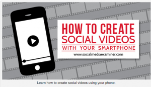Social videos with smart phone